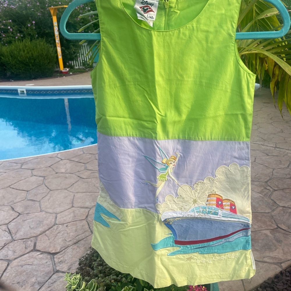 Disney Cruise Ltd Ed. embroidered dress Girls size Medium (8-10) pre-owned